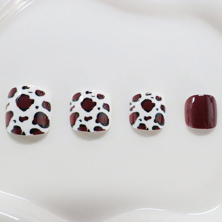 Artistic Animal Print Toe Nail Art Bowlift