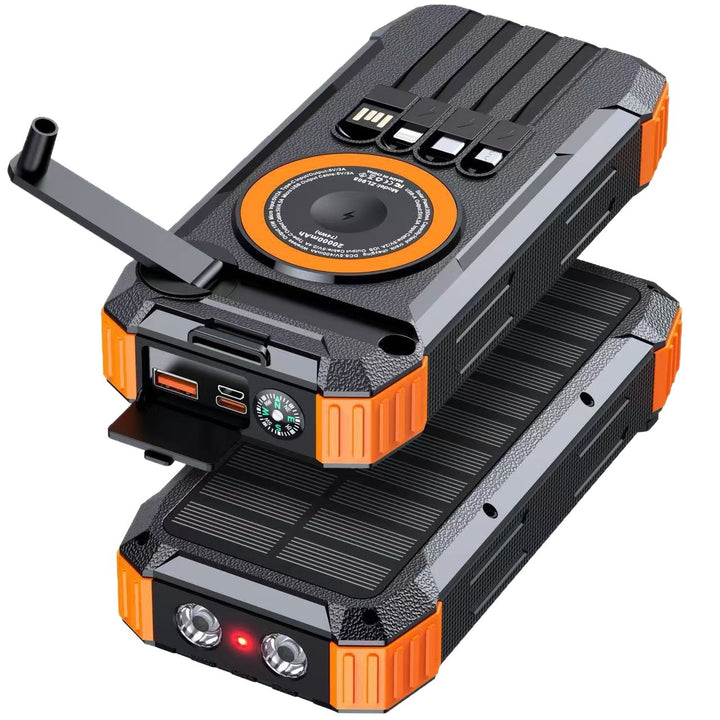 Solar Powerbank with Multifunctional Charger Bowlift