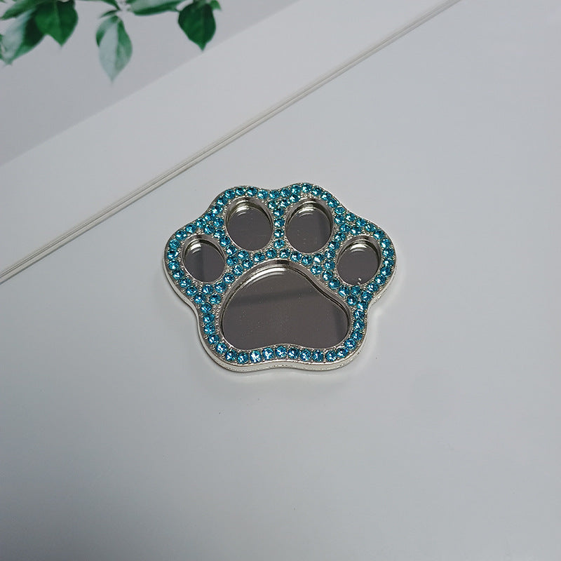 Cute Paw Print Mirror Bowlift