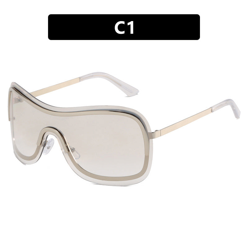 Women's sporty oversized sunglasses with elegant design Bowlift