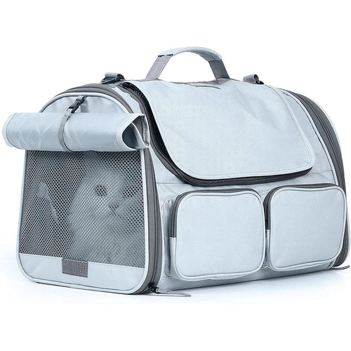 Pet Carrier Bag with Breathable Mesh Panels Bowlift
