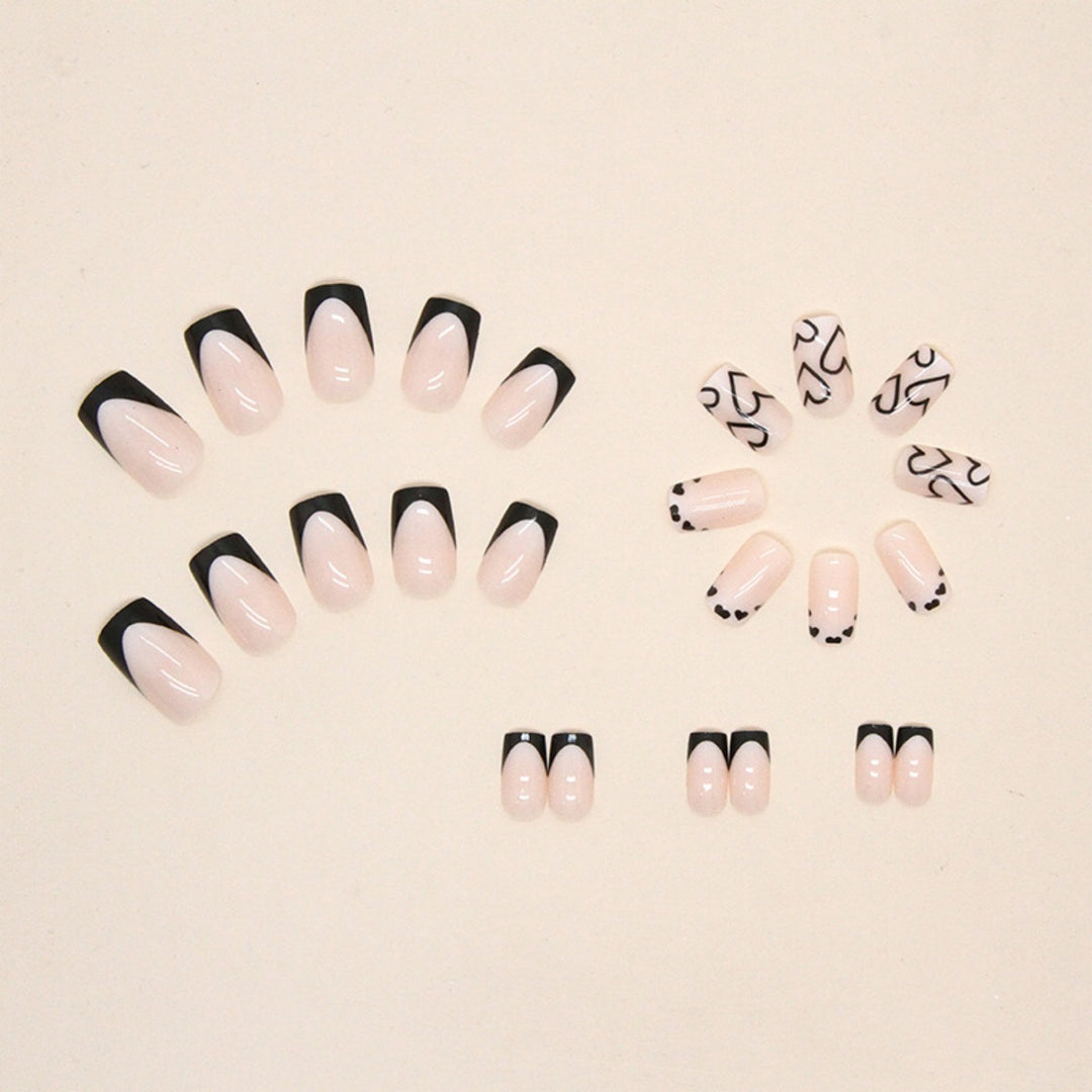 Elegant Heart Pattern Nail Art Bowlift