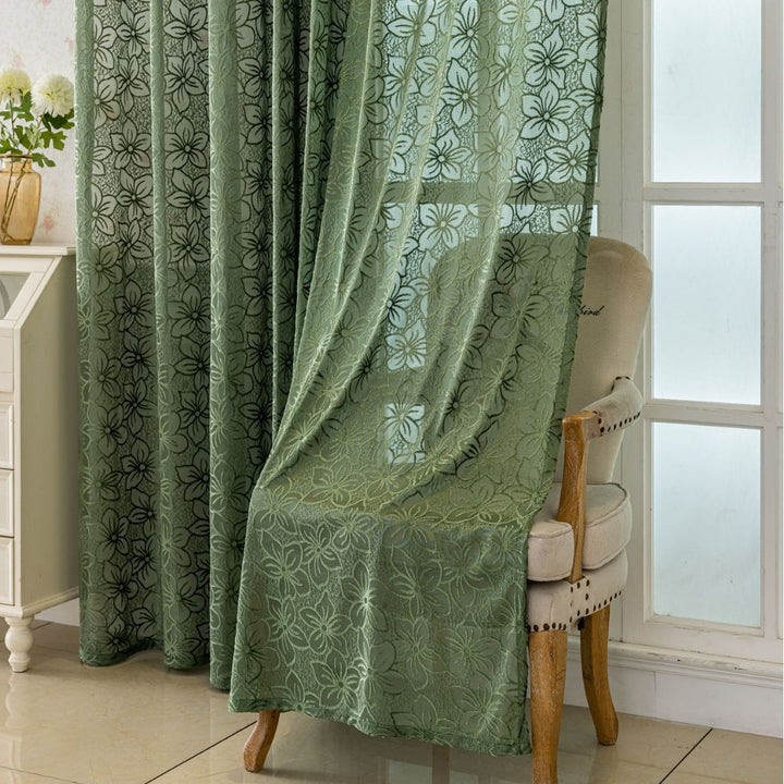 WoFloral Lace Curtain Bowlift