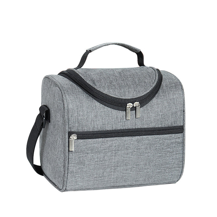 Insulated lunch bag with multi-compartment organizer and adjustable shoulder strap Bowlift