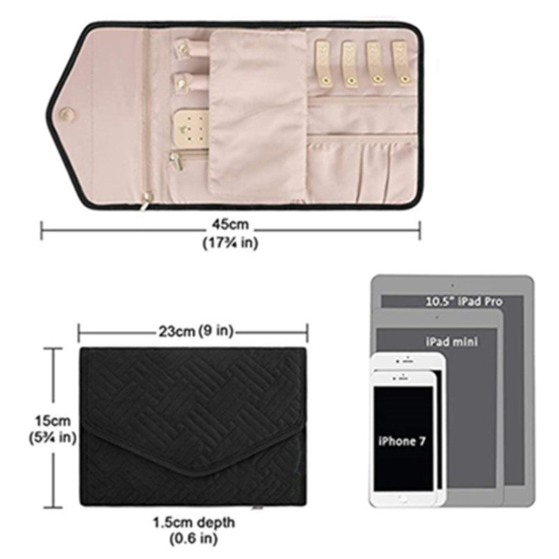 Jewelry organizer bag with removable inner compartment Bowlift