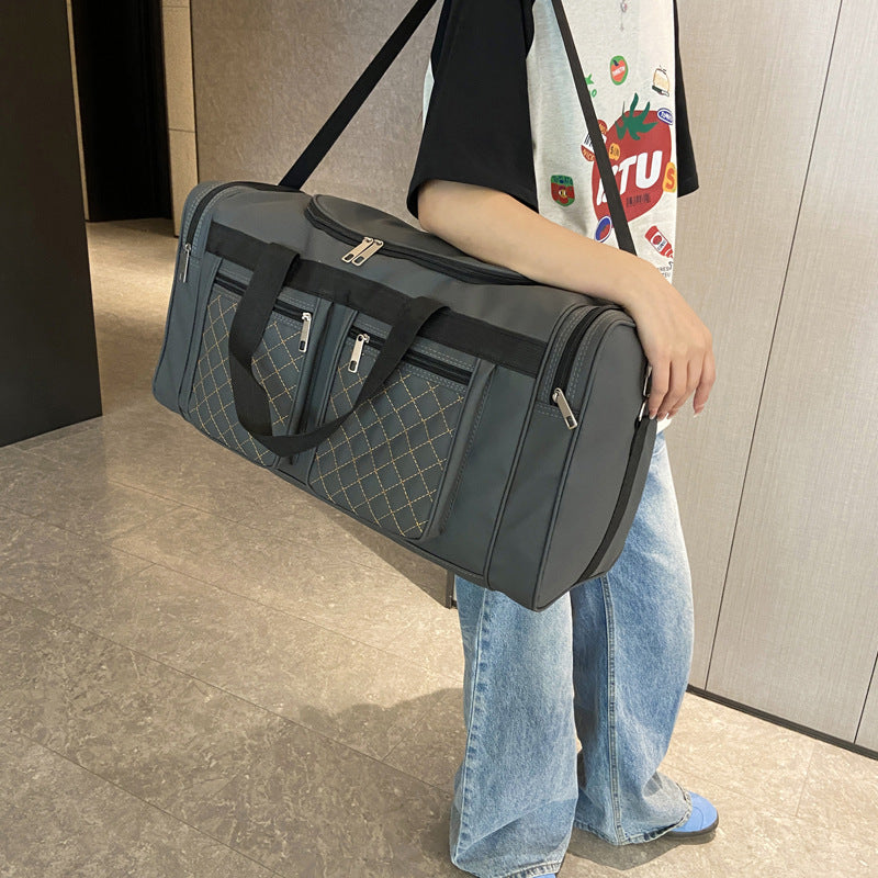 Premium Quilted Travel Duffle Bag Bowlift
