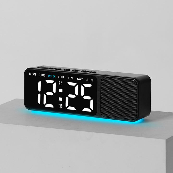 Digital LED alarm clock with multicolor lighting Bowlift