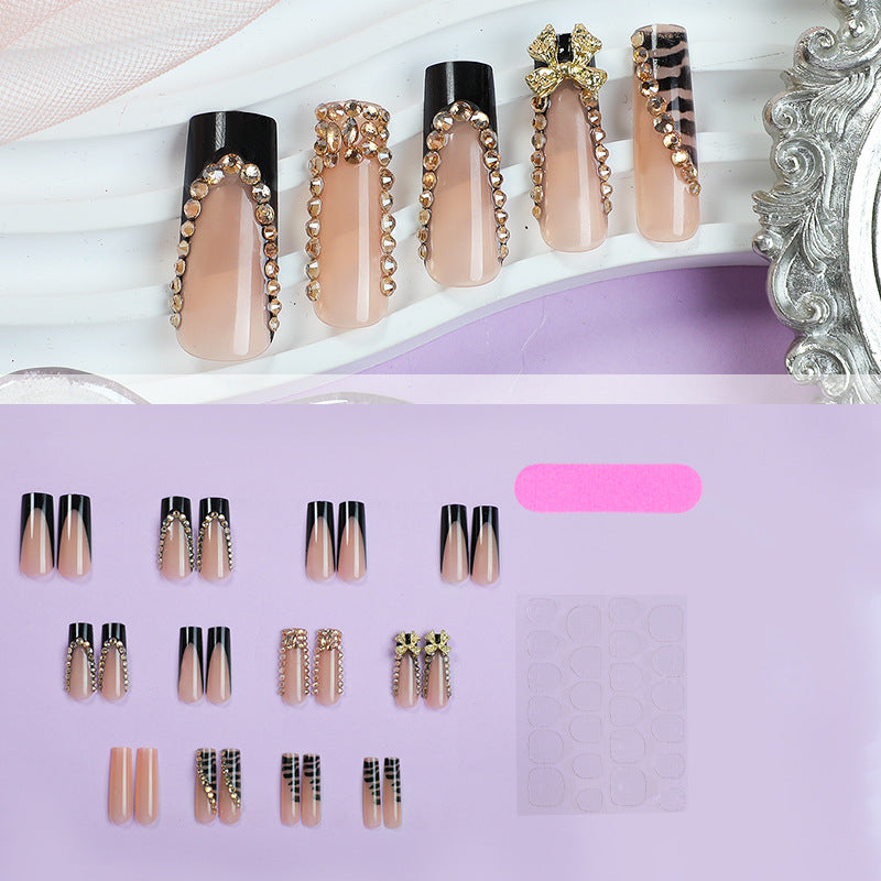 Artificial Nail Set with Glamorous Decorations Bowlift