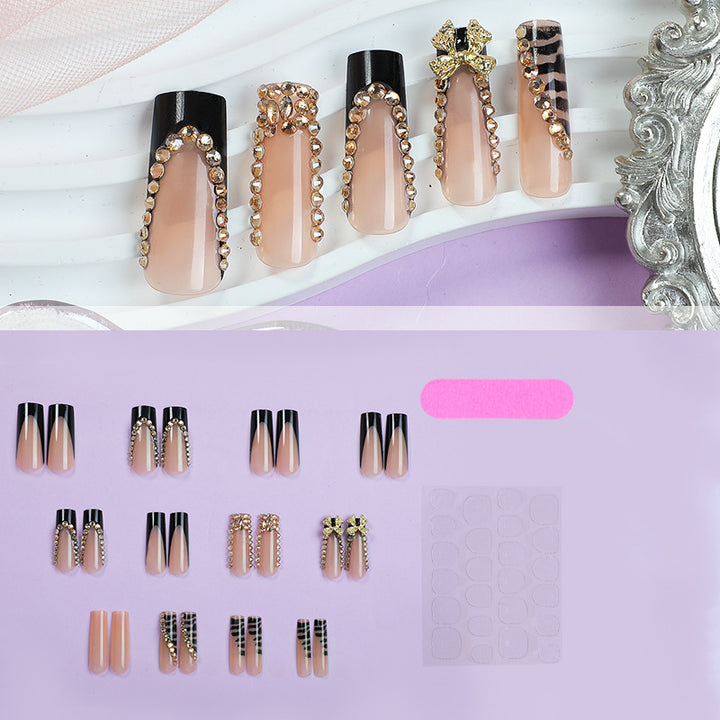 Artificial Nail Set with Glamorous Decorations Bowlift