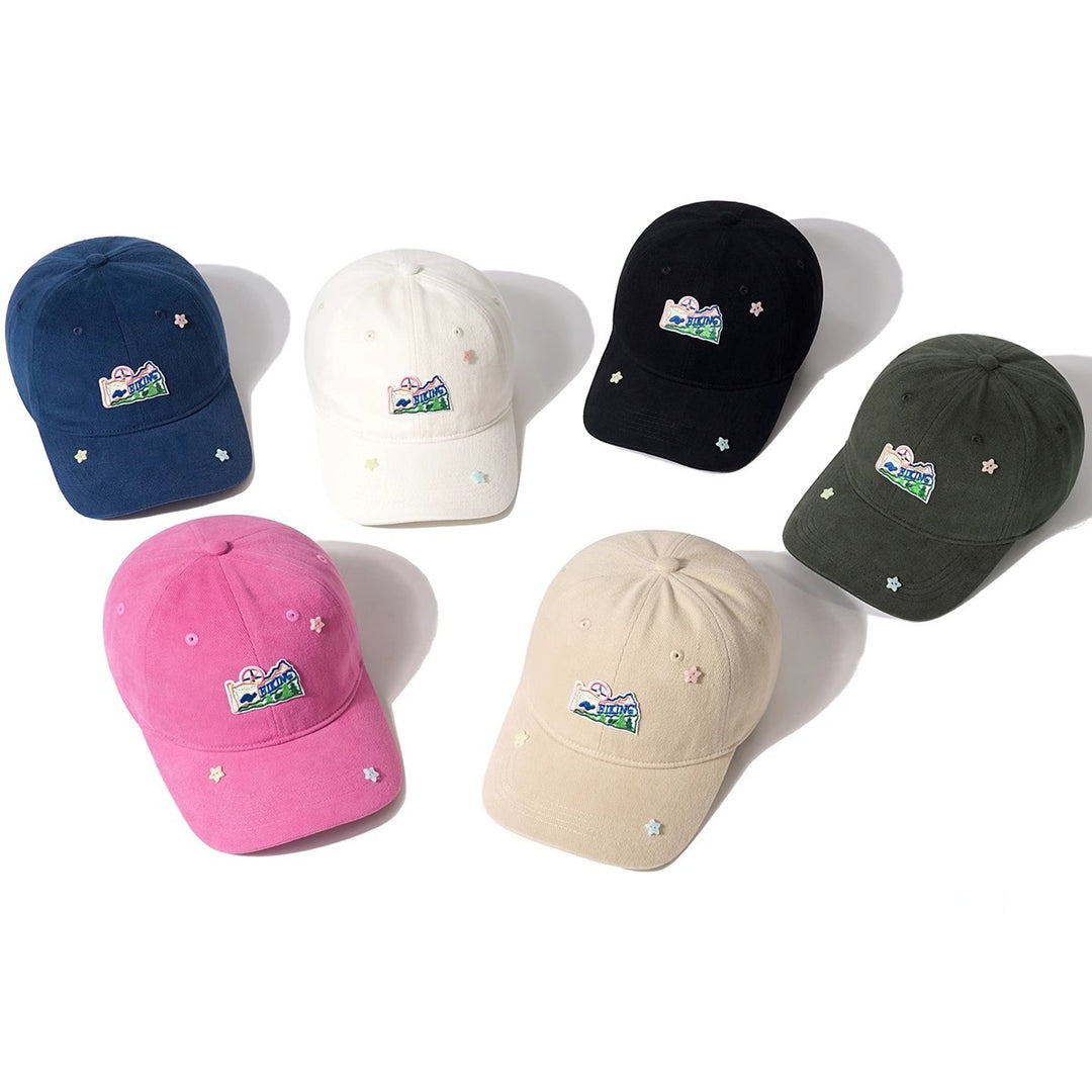 Men's Casual Embroidered Hiking Cap Bowlift