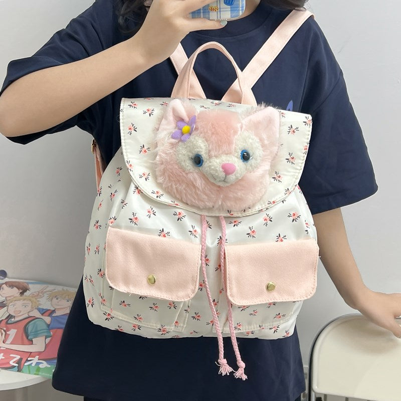 Plush backpack with playful animal motif Bowlift