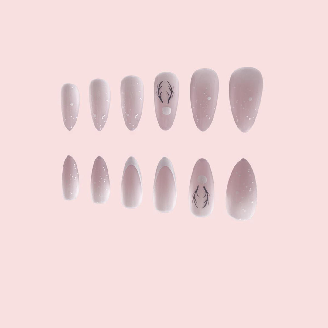 Artistic Almond-Shaped Nail Extensions Bowlift