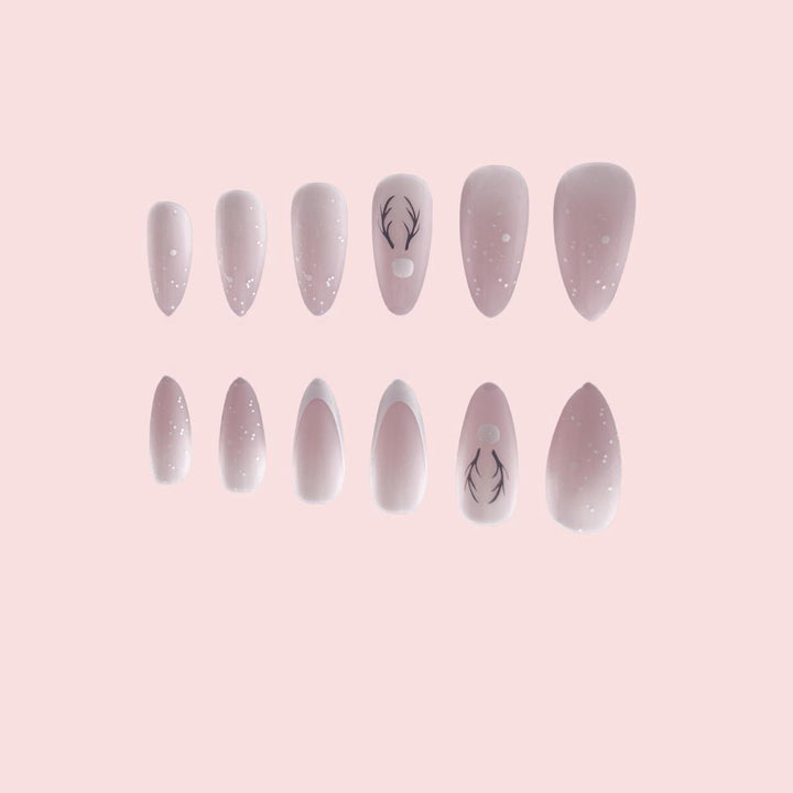 Artistic Almond-Shaped Nail Extensions Bowlift