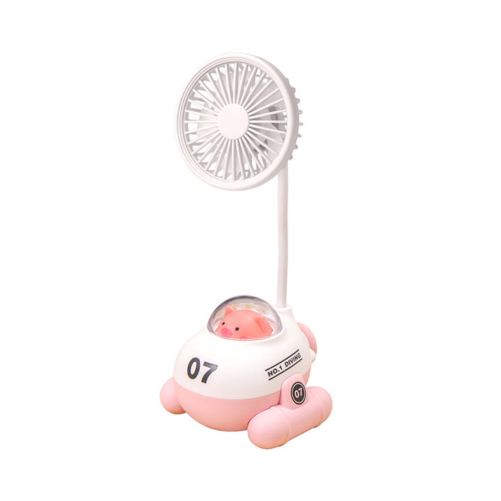Adorable Cartoon-Themed Desk Fan Bowlift