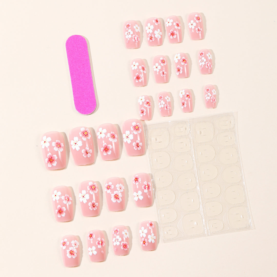 Floral Acrylic Nail Art Extensions Bowlift 1789713374
