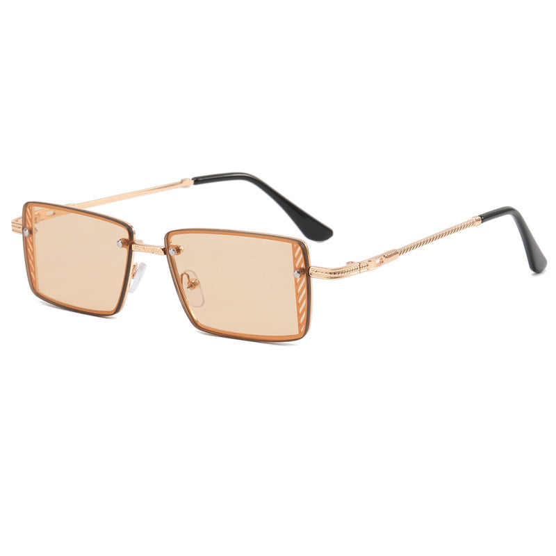 Ladies Elegant Square Sunglasses with Refined Frame Accents Bowlift