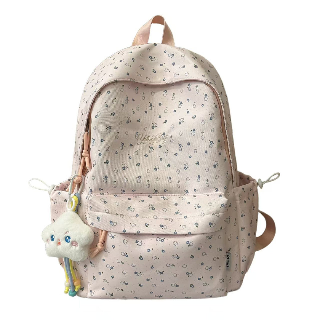 Floral Printed Lightweight Backpack Bowlift