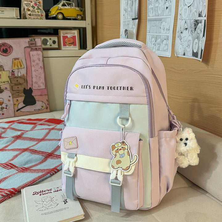 Backpack with Playful Design and Innovative Compartments Bowlift