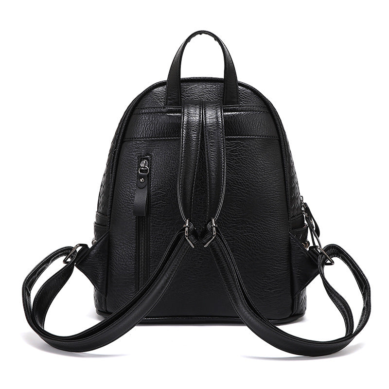 Studded Leather Backpack Bowlift