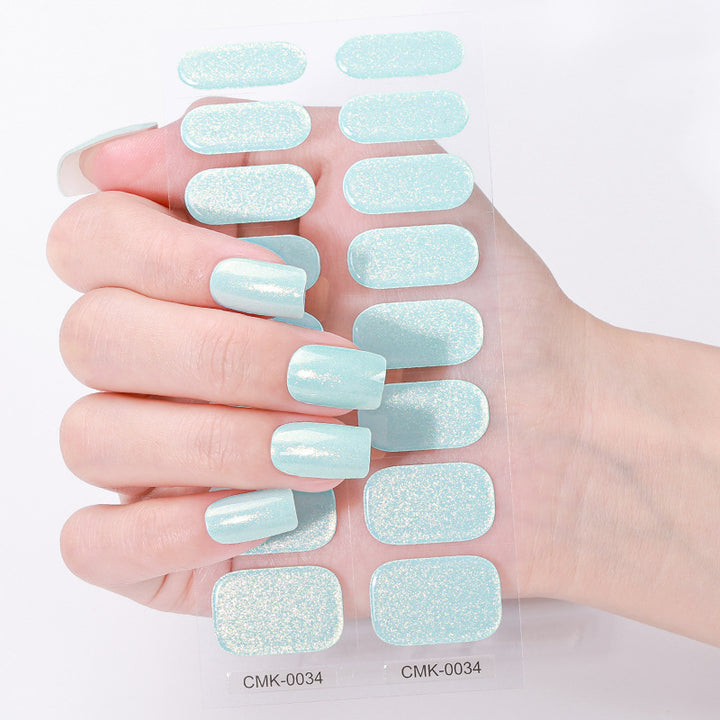 Glitter Finish Nail Wraps