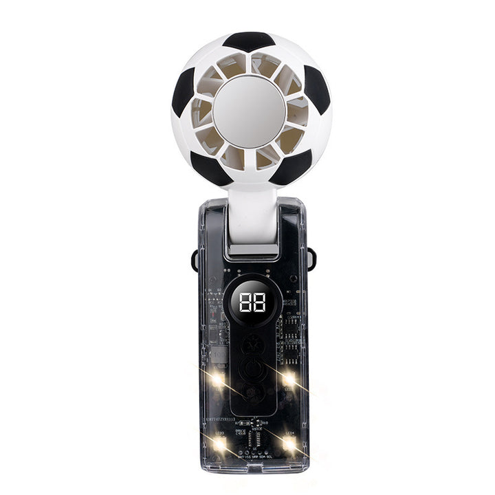 Women's portable soccer hand fan Bowlift