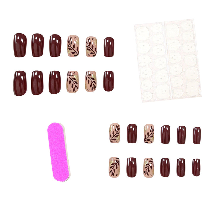 Artistic Autumn-Inspired Nail Art Bowlift