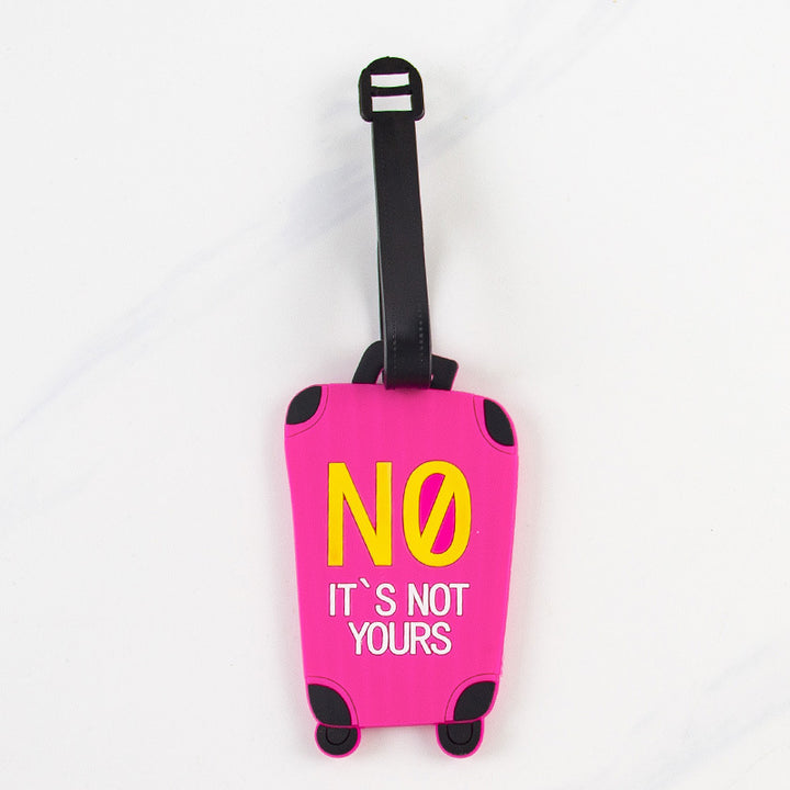 Humorous Luggage Tag Bowlift
