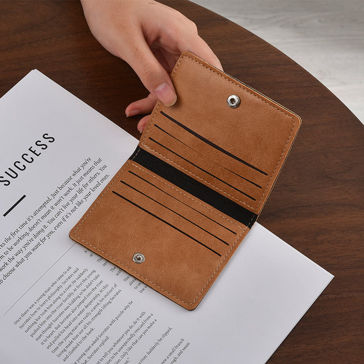 Compact Leather Card Holder Bowlift