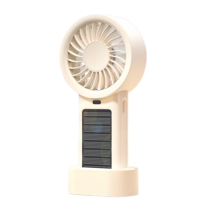 Portable Solar-Powered Handheld Cooling Fan Bowlift