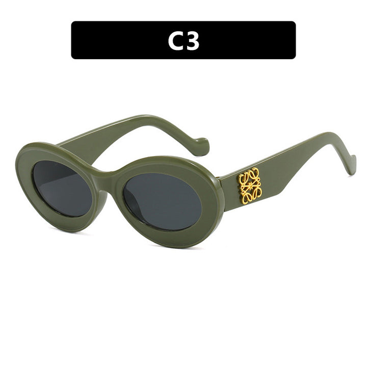 Ladies elegant curved sunglasses Bowlift