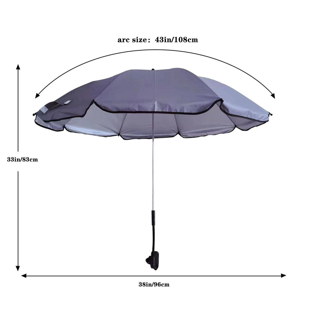 Women's Adjustable Beach Sunshade Umbrella with Ground Anchor Bowlift
