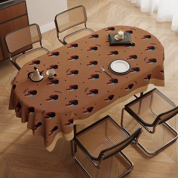 Stylish Checkered Tablecloth