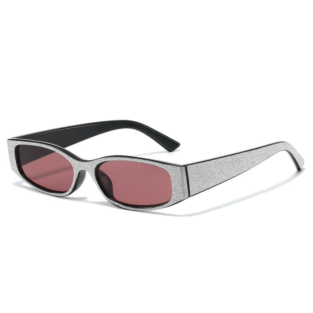 Glamorous Retro-Inspired Rectangle Sunglasses Bowlift