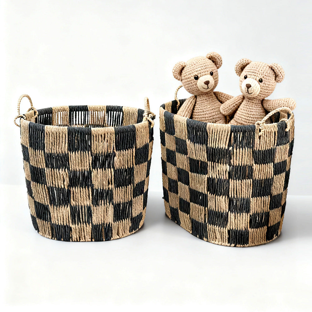 Stylish storage basket with handles Bowlift