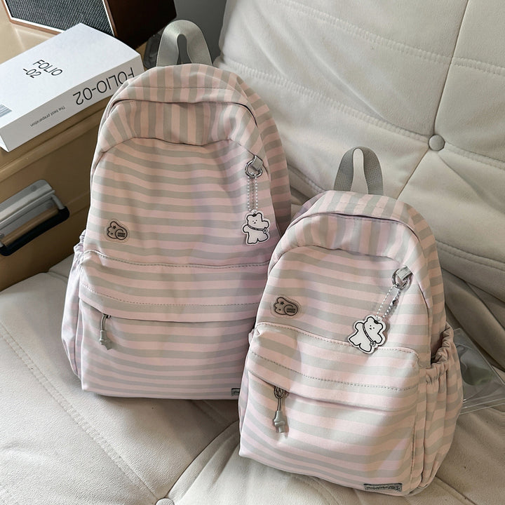 Playful Striped Backpack