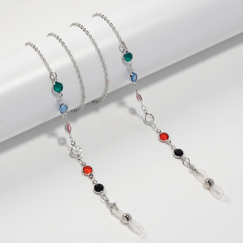 Decorative Crystal Eyewear Chain Bowlift