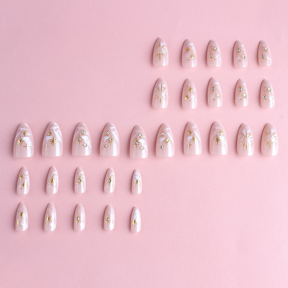 Decorative Nail Art Set with Luxury Metallic Accents Bowlift