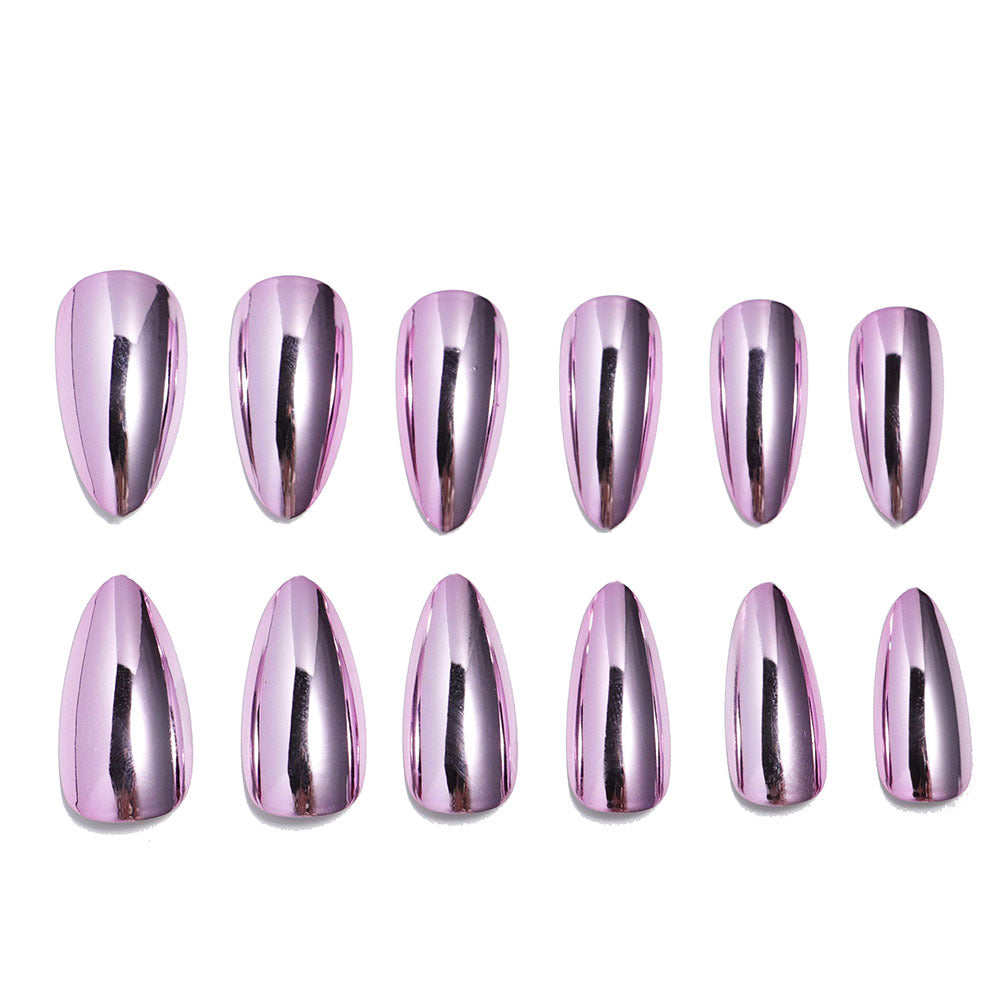 Elegant Mirror Finish Press-On Nails Bowlift