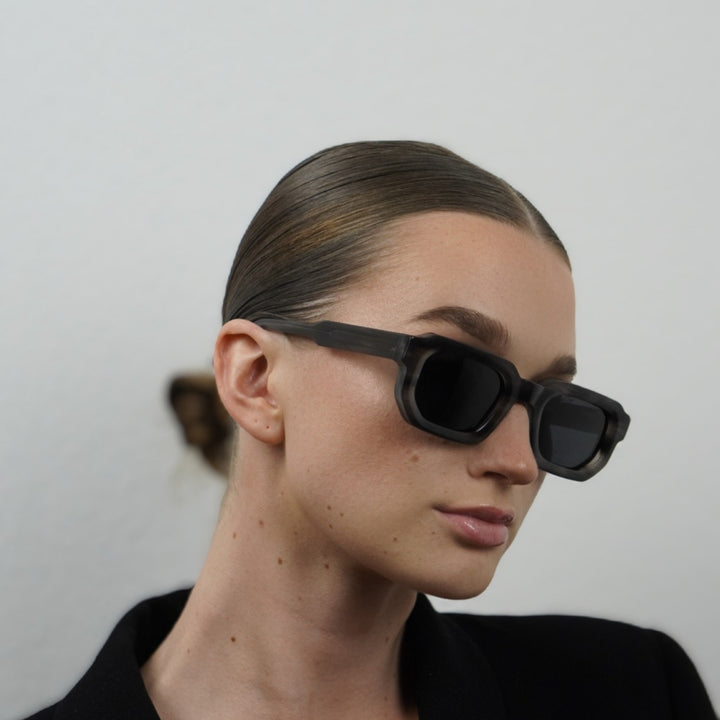 Women's sunglasses in modern geometric design by Bowlift