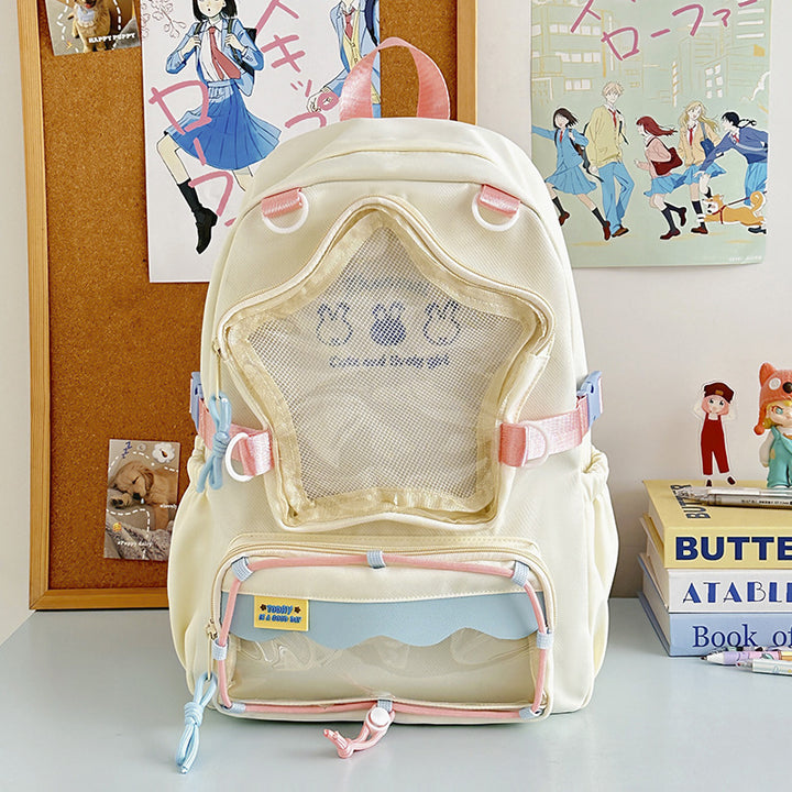 Fun Star-Shaped Design Backpack Bowlift