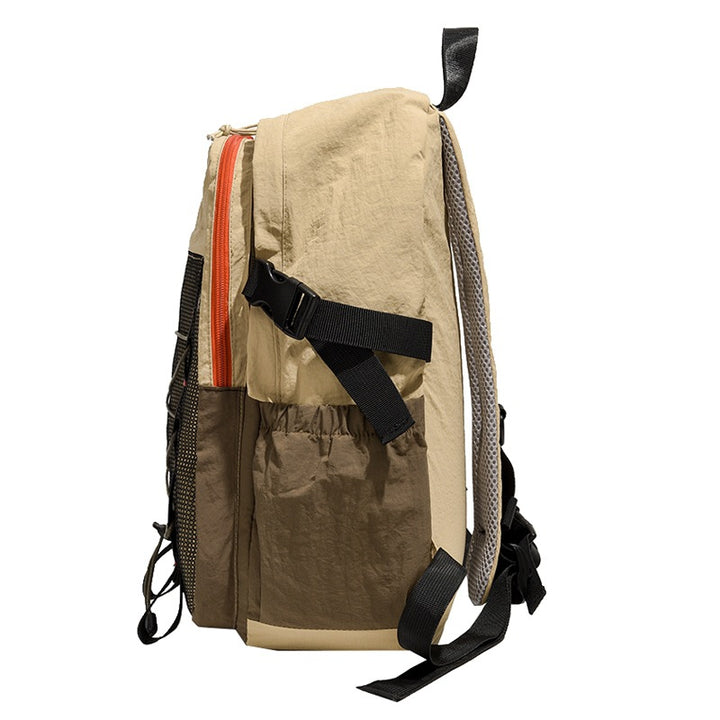 Outdoor backpack with ergonomic carrying system and cushioning back padding Bowlift