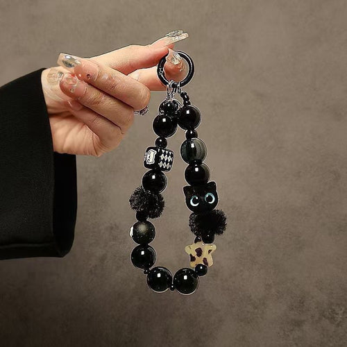 Cat-Themed Beaded Bracelet Bowlift