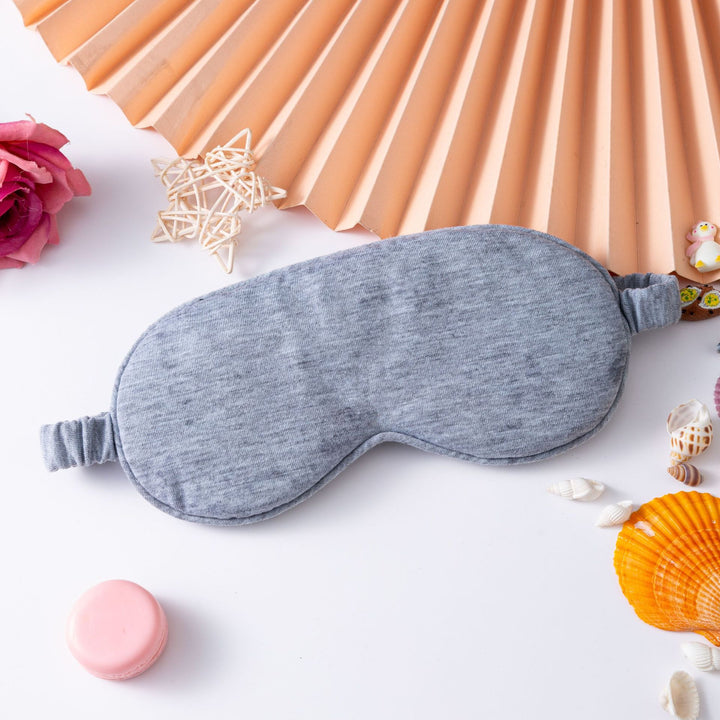 Women's lightweight cotton sleep mask with ergonomic padding and elastic comfort band Bowlift