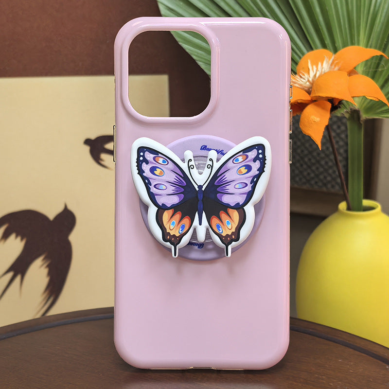 Butterfly-Themed Phone Grip Bowlift