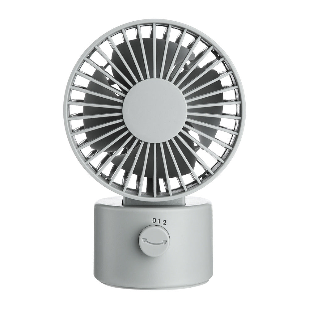 Unisex compact table fan with tiltable head and rechargeable battery Bowlift