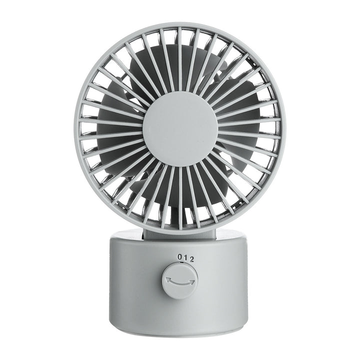 Unisex compact table fan with tiltable head and rechargeable battery Bowlift