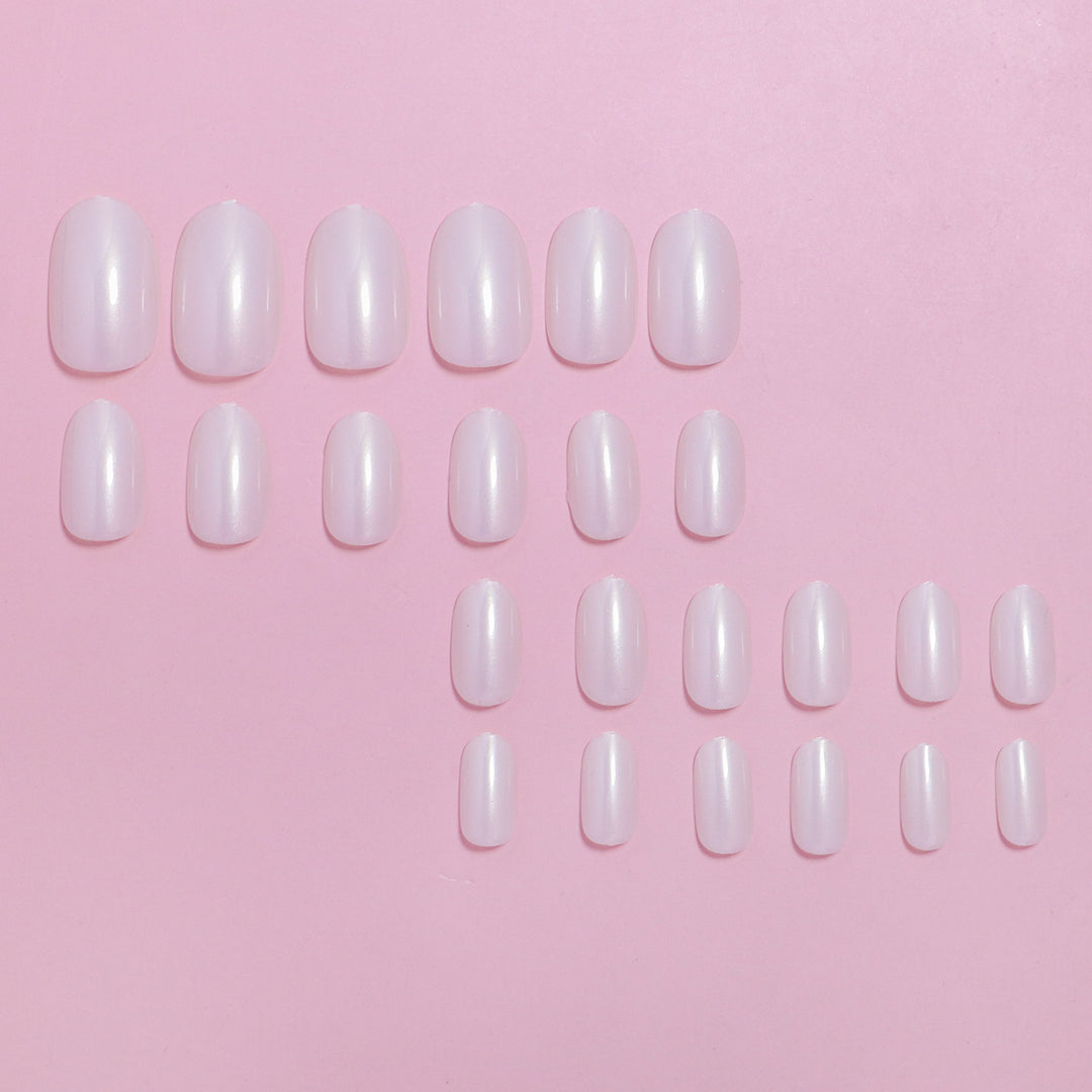 Premium Glossy Almond-Shaped Press-On Nail Tips Bowlift