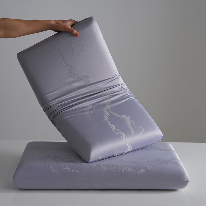 Ergonomic luxury pillow with gentle skin care technology Bowlift