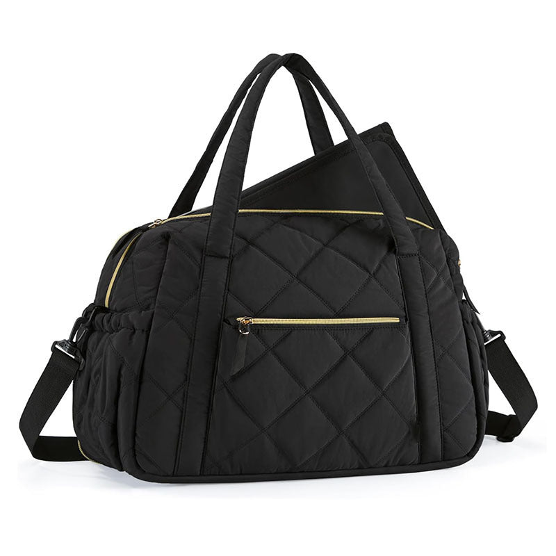 Stylish travel bag with innovative interior concept Bowlift