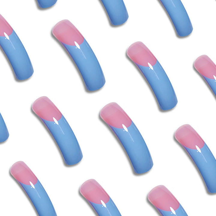 Glossy Long Stiletto Press-On Nails Bowlift